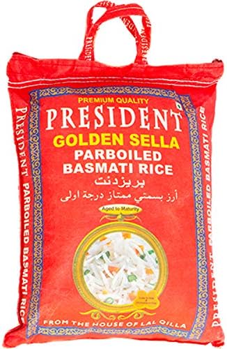 PRESIDENT - Basmati Reis Golden Sella, (1 X 5 KG)