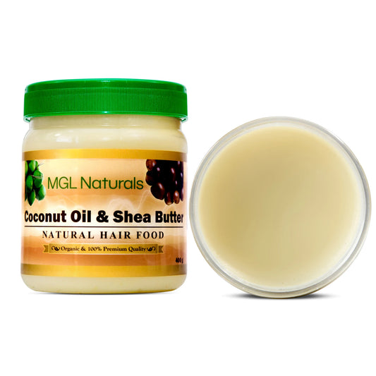 MGL Naturals Kokosöl & Sheabutter Natürliches Haarfutter 400g