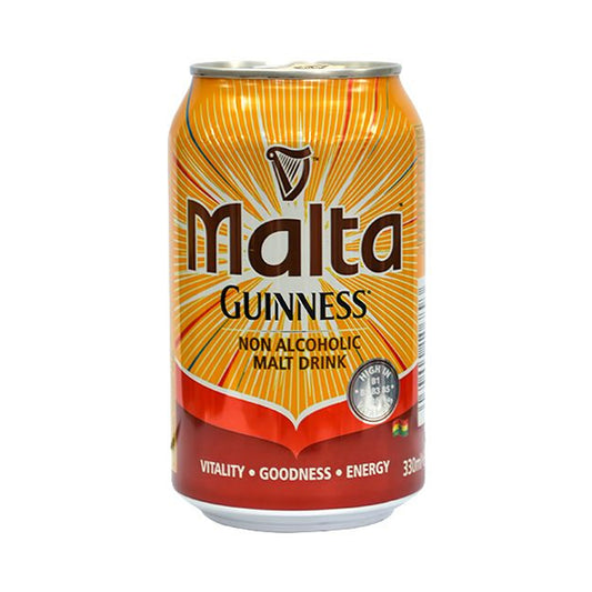 Malta Guinness Malt Drink – 330ml Carton of 24